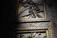 41 Cuba - Havana Centro - Capitolio - Capitolio door with bas-relief images by Angelo Zanelli